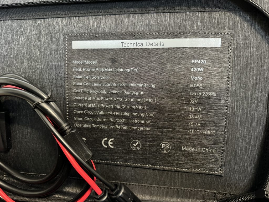 Daten Solarmodul 420 W