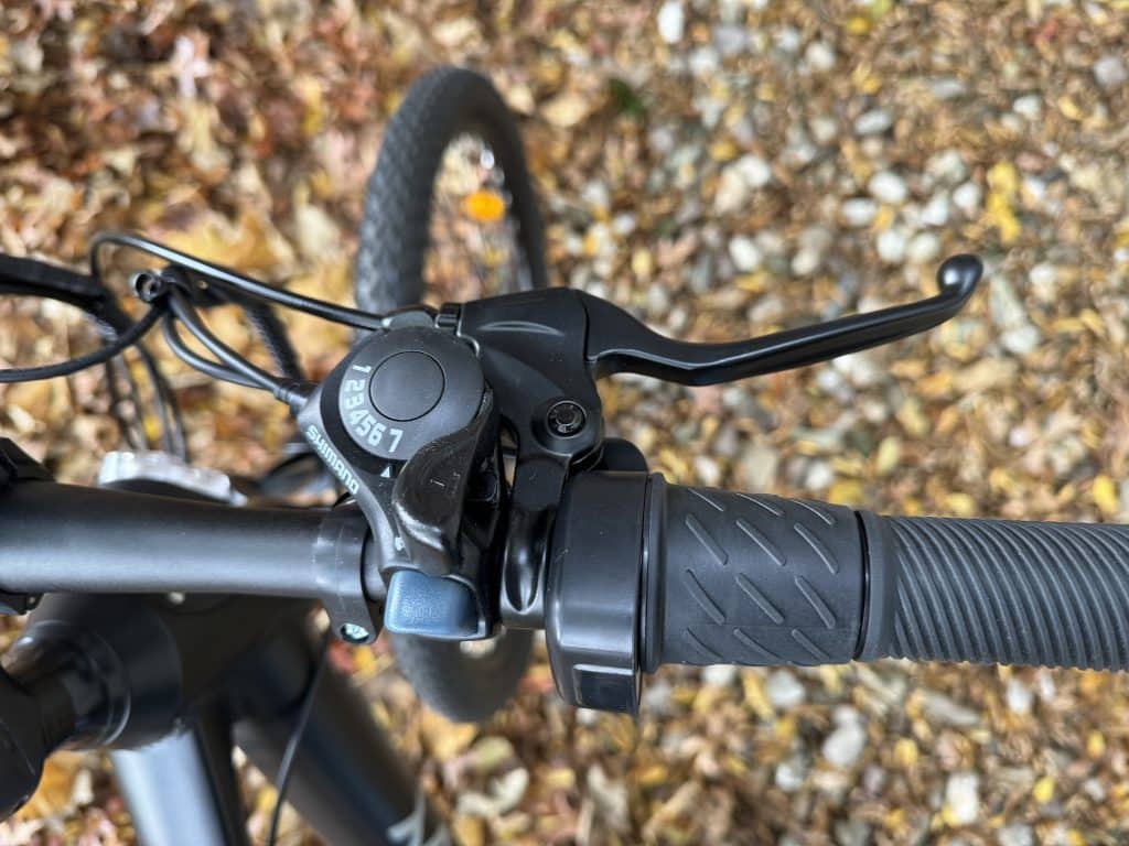 Shimano Schaltung mit Gasgriff