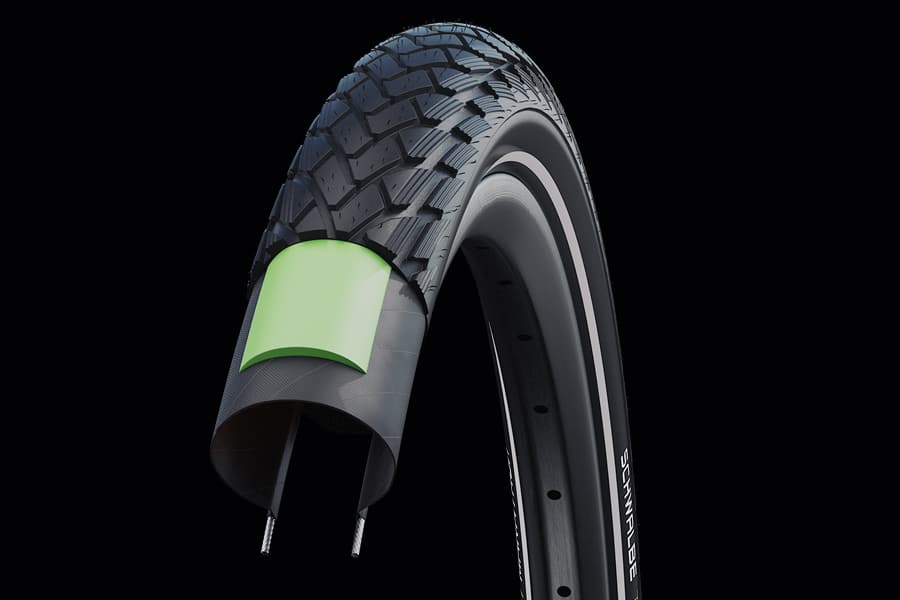 CO2 | E-Bike | Schwalbe - green marathon cut