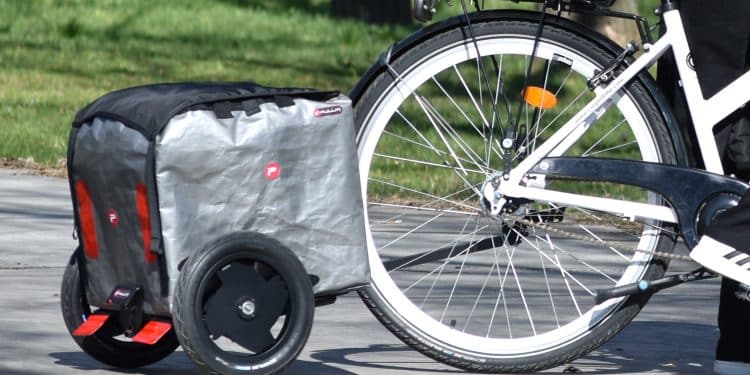 Endlich ein Kofferraum fürs Fahrrad: Der faltbare Pullit! im Praxistest Pullit! Anhänger 2