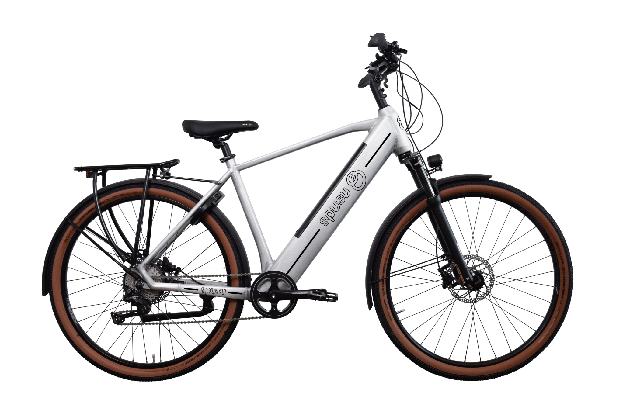 Trekkingbike der Saison 2024 in grün-silber spusu