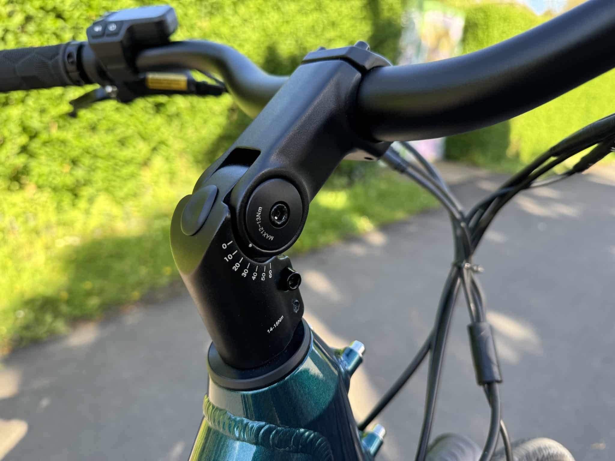 verstellbarer Vorbau am Fiido C11