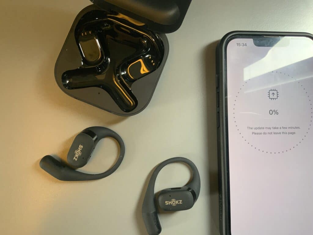 Shokz OpenFit Test: Update erfolgt automatisch