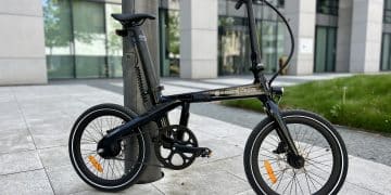ADO Air Carbon Test: Das Modell in Iceland Black | Quelle: eBikeNews