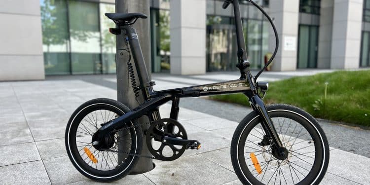 ADO Air Carbon Test: Das Modell in Iceland Black | Quelle: eBikeNews
