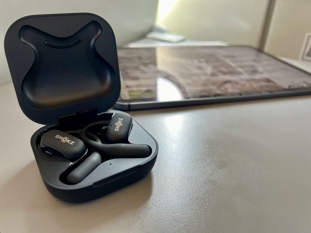 Shokz OpenFit Test: finden in einem erstaunlich kleinen Case Platz