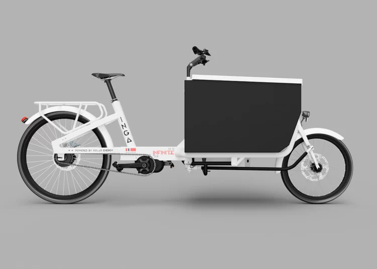 Inga: Solarmodule auf E-Lastenrad sollen für 50 km Zusatzreichweite sorgen - eBikeNews