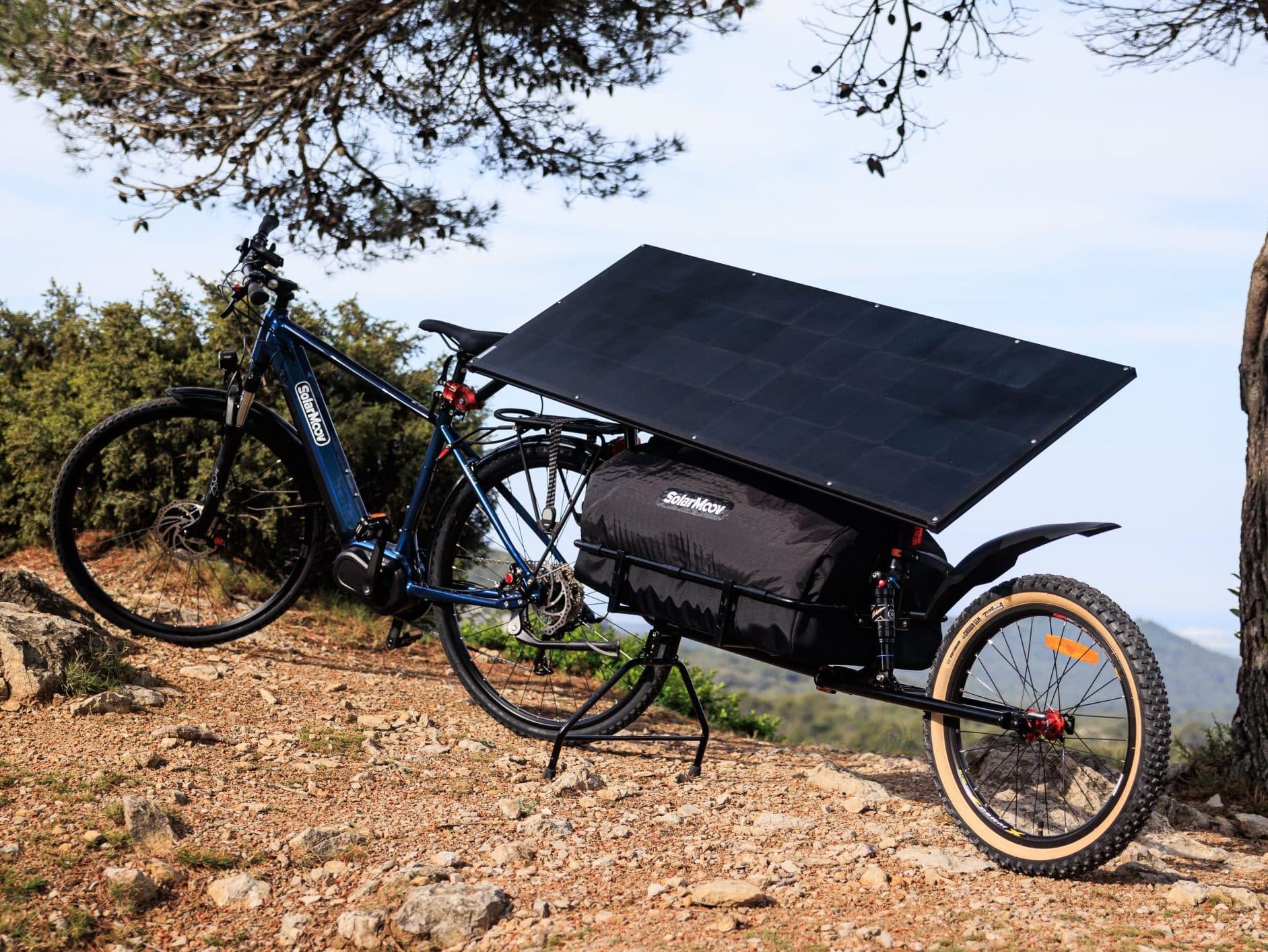 e bike auf anhänger transportieren
