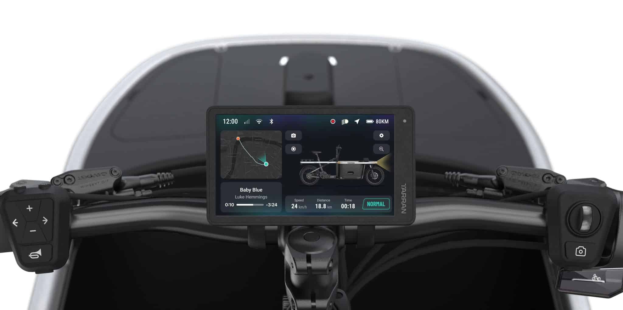Touchscreen mit Tarran OS - eBikeNews