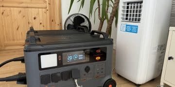 Oscal Powerstation betreibt Klimaanlage