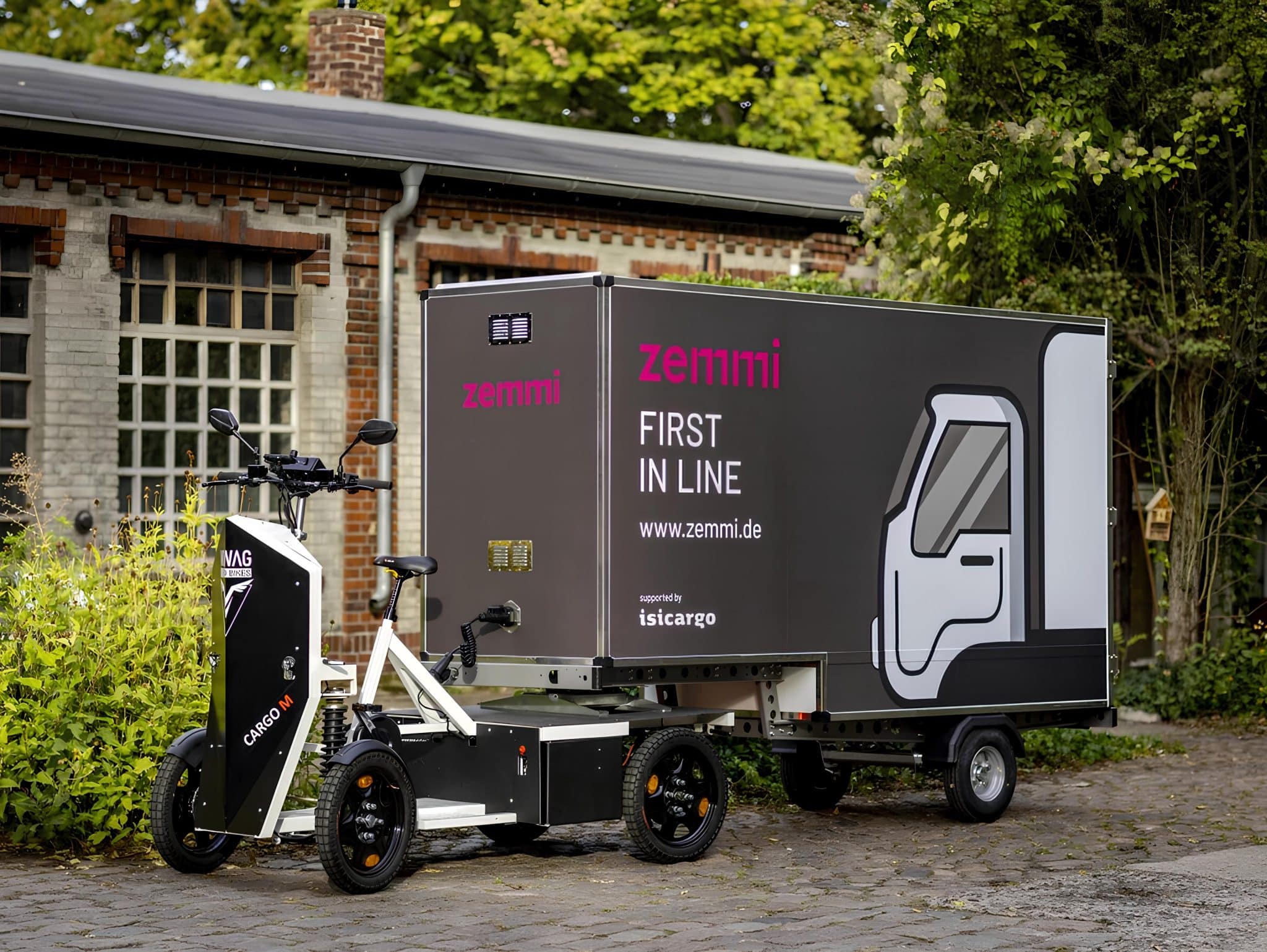 Goodbye Lieferwagen? Gigantischer Fahrradanhnger bringt 250 Pakete auf dem  Radweg