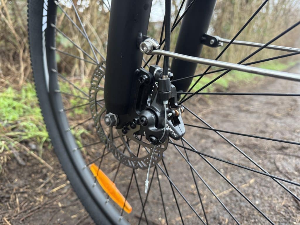 mechanische Scheibenbremsen vorne
