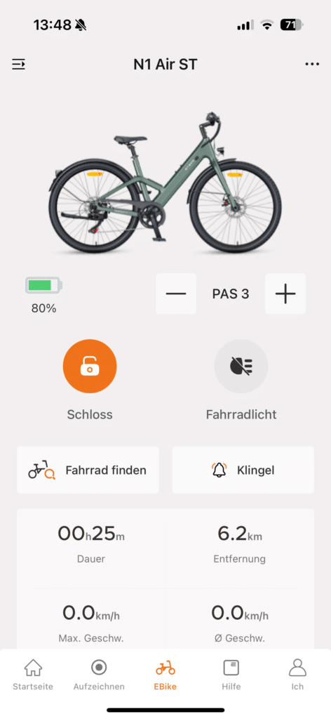 Engwe App Daten - eBikeNews