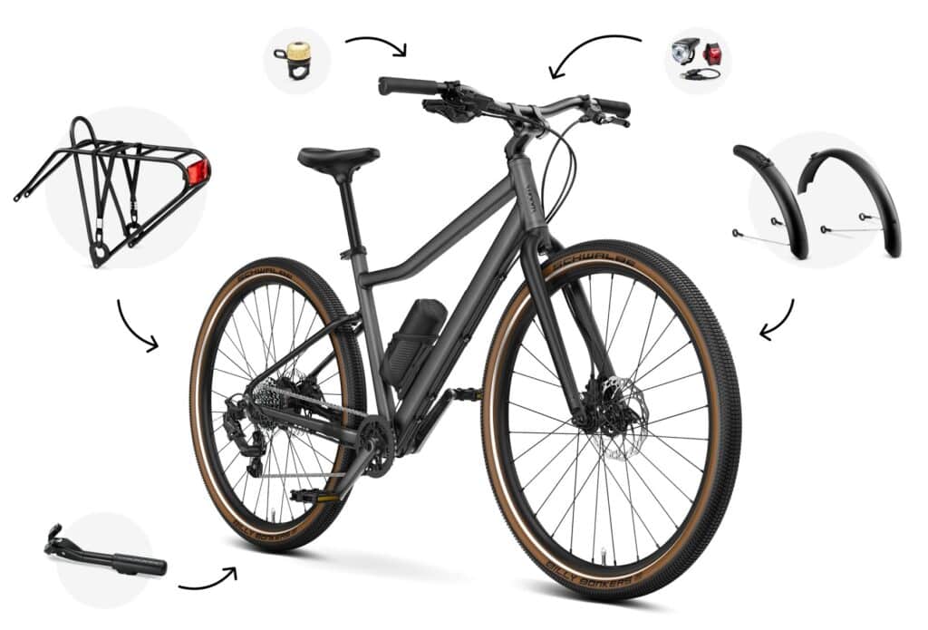 Woom Explore E mit Zubehörpaket – eBikeNews.