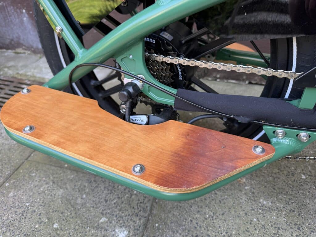 Fußtritte Jobobike Transer sind schnell verwittert