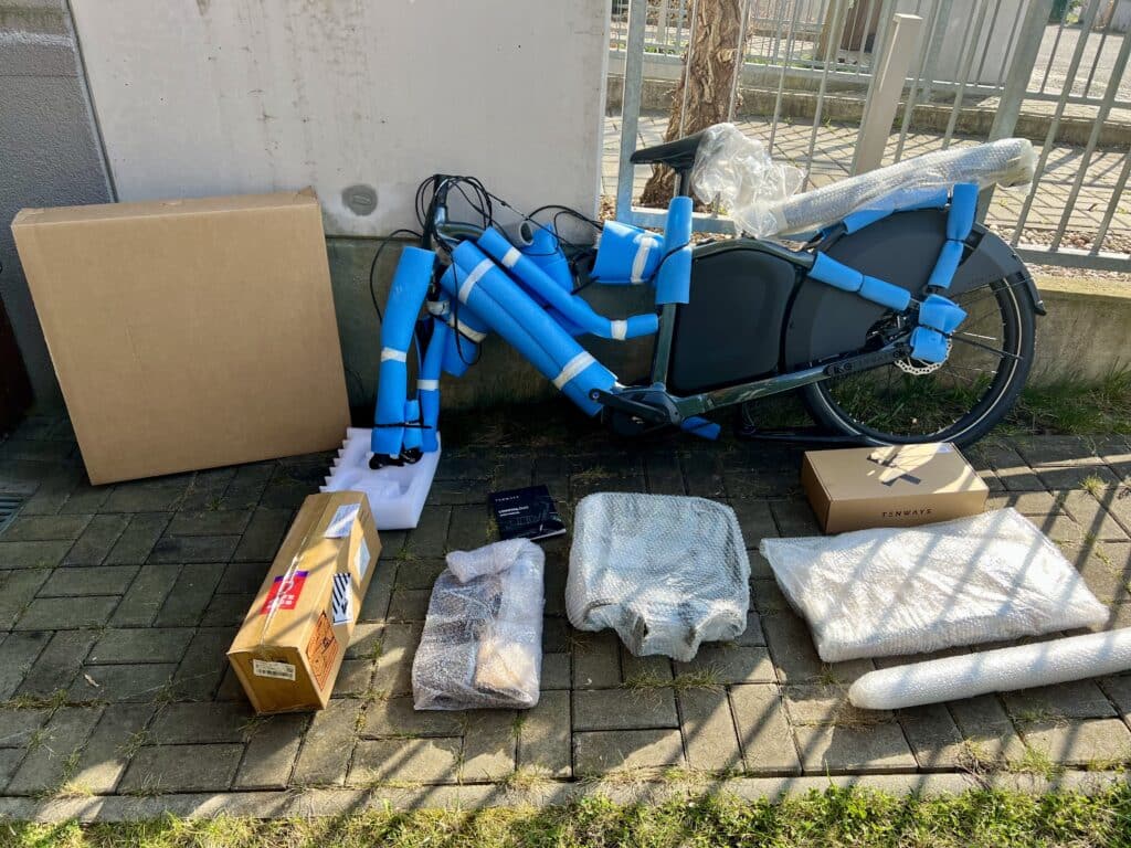 Alles ist sehr gut verpackt