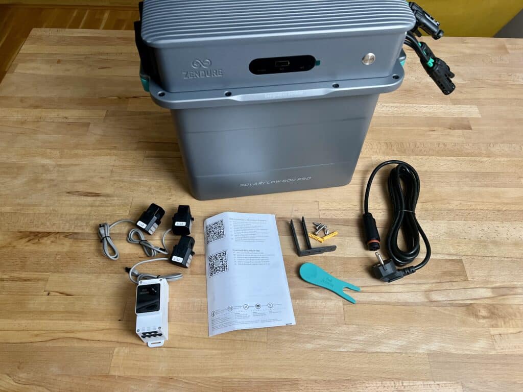 Lieferumfang der Solarflow 800 Pro