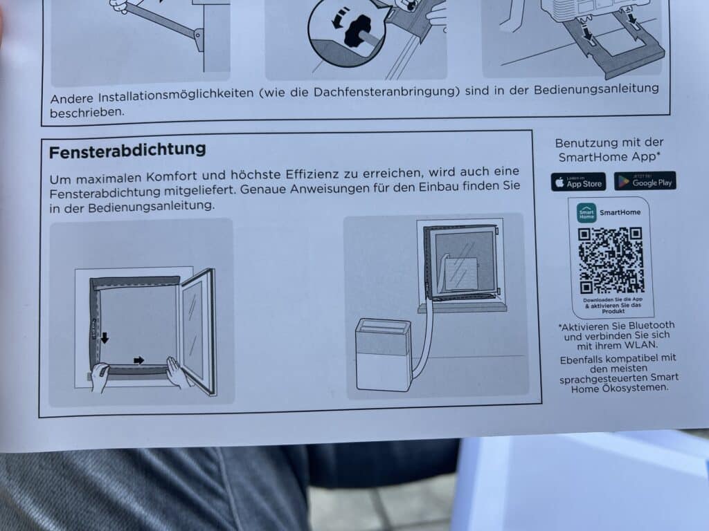 Midea Portasplit Fensterabdichtung