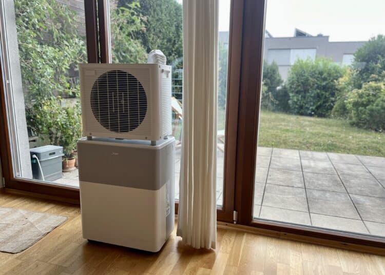 Midea PortaSplit übereinander gestapelt