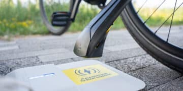 E-Bike kabellos laden - kein Problem mit Tiler Compact
