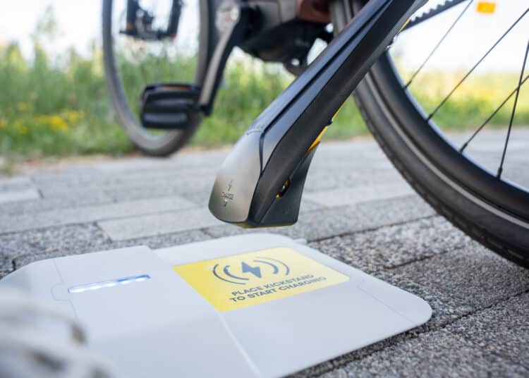 E-Bike kabellos laden - kein Problem mit Tiler Compact