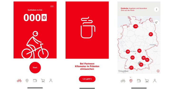 Ras+ App Bahn mit Prämien