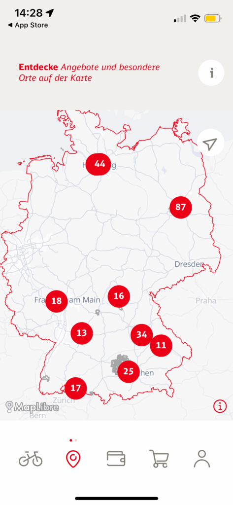 Deutsche Bahn | E-Bike | Rabatt - lokale Angebote