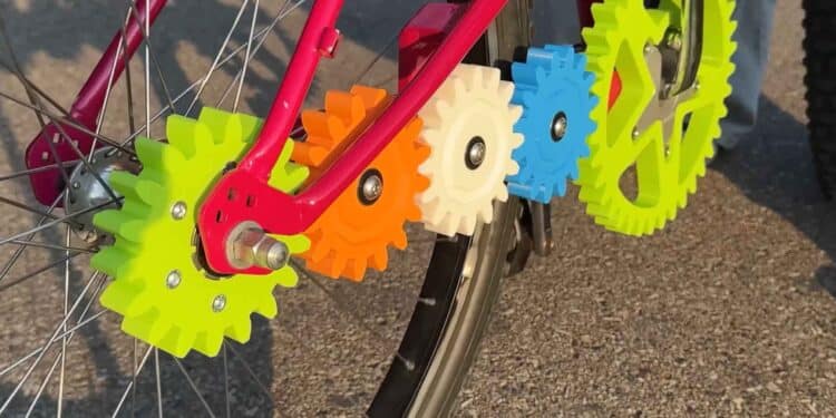 Das Fahrradgetriebe aus dem 3D-Drucker