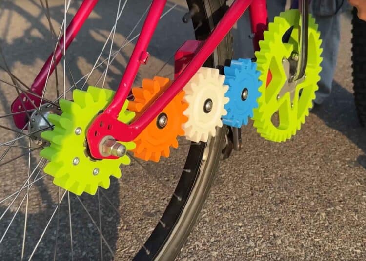 Das Fahrradgetriebe aus dem 3D-Drucker