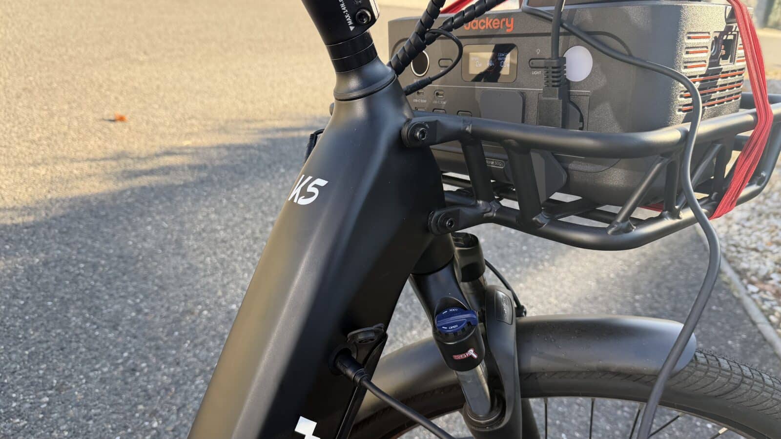 Displayanzeige beim E-Bike Laden
