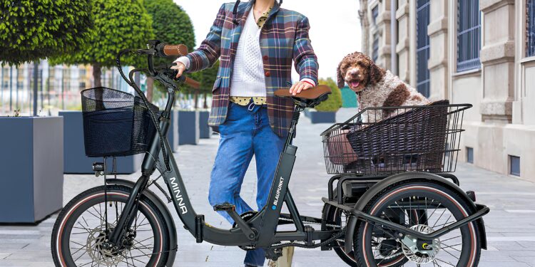 Endlich wieder sicher radeln: Dieses faltbare E-Bike kippt nicht um Das neue E-Lastenrad Blaupunkt MINNA