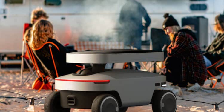 Science-Fiction im Garten: Dieser Roboter jagt automatisch der Sonne hinterher Der Solar Mars Bot von Jackery.