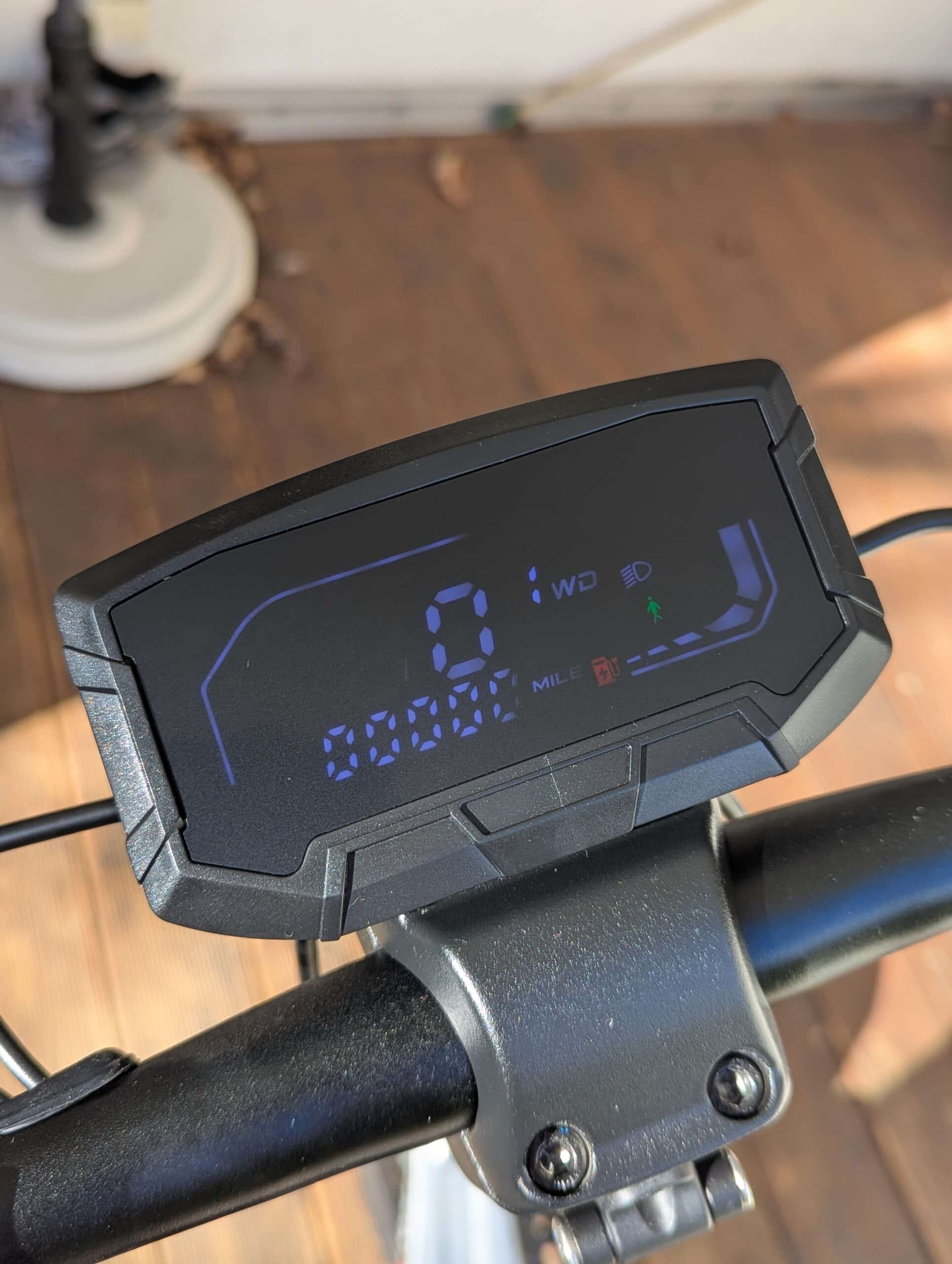 Display des iScooter iX7 Pro