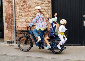 Das neue E-Lastenrad E THREE 500 von Decathlon