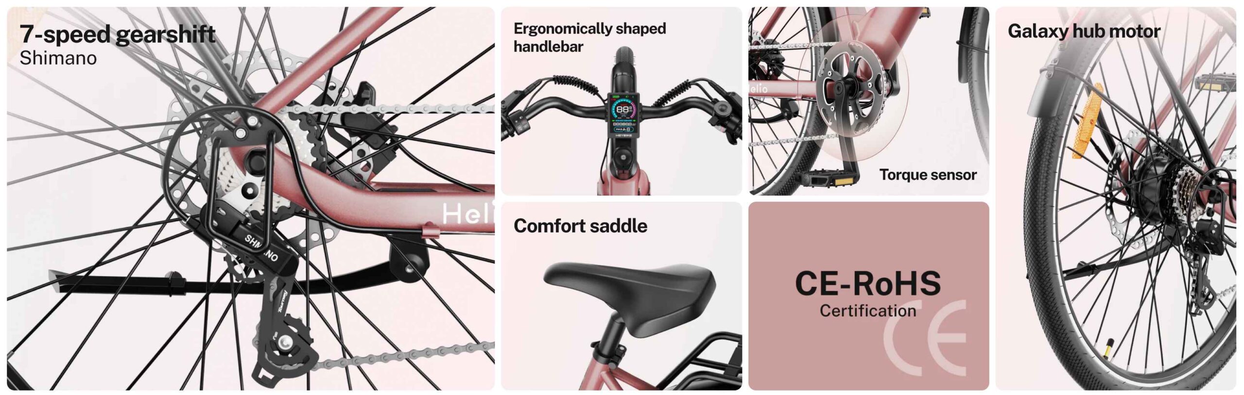 Eigenschaften des Heybike Helio U