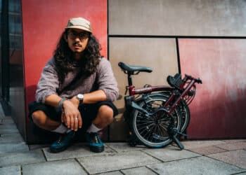 Brompton Electric C-Line gefaltet