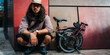 Brompton Electric C-Line gefaltet