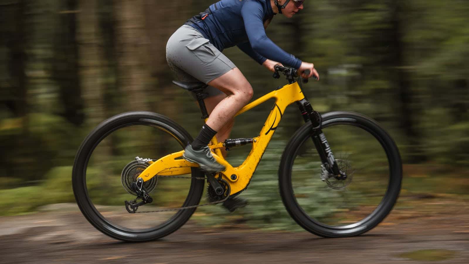 Lauf eElja Light-E-MTB im Einsatz auf dem Trail