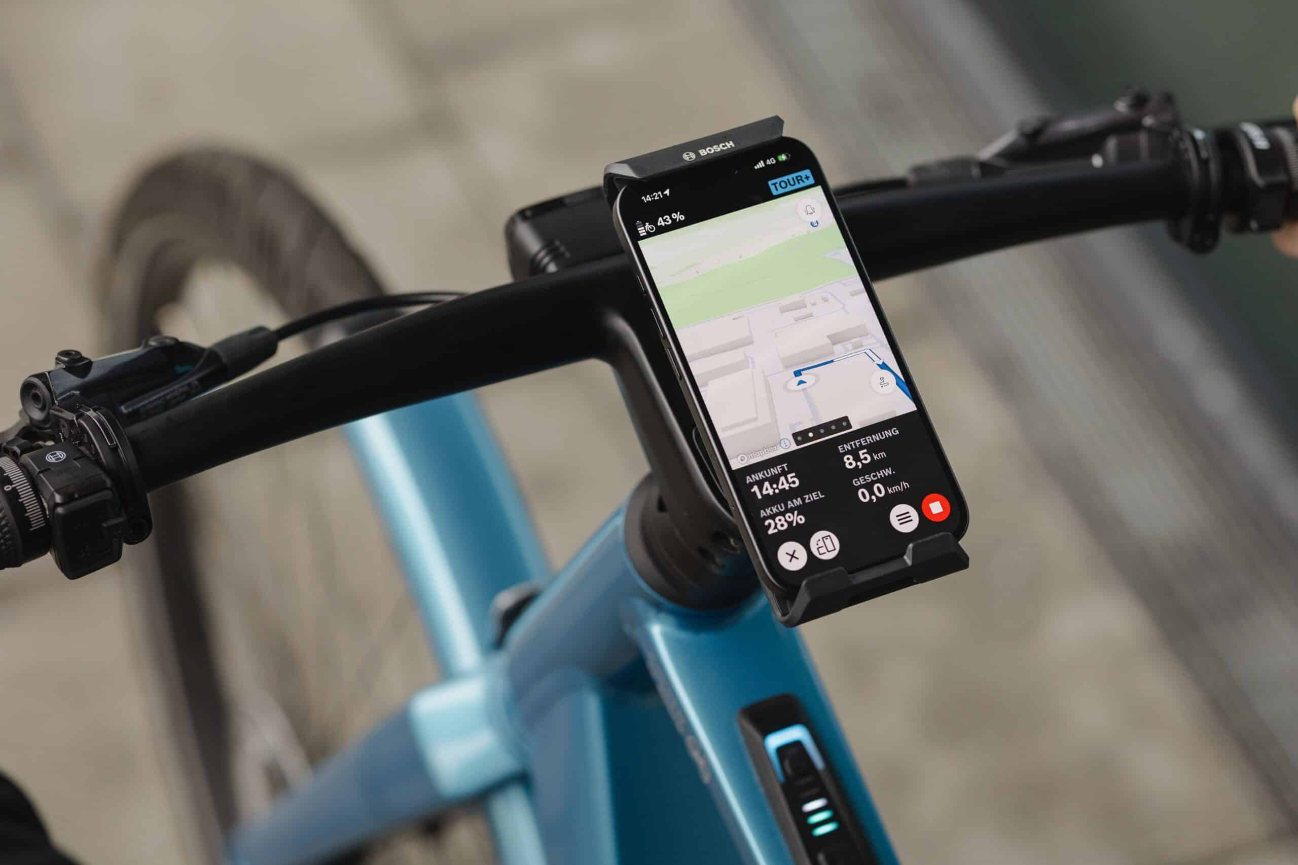 Bosch SmartphoneGrip Vertical am E-Bike-Lenker
