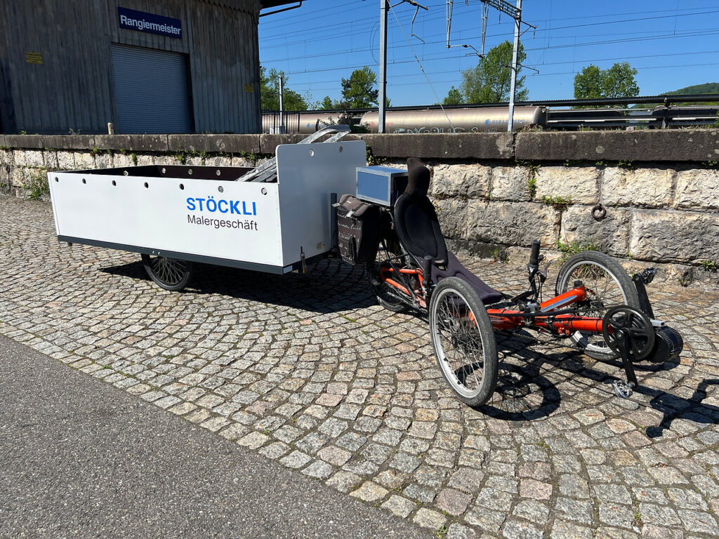 Transport-Plattform für den Alpencamper „ECO Slide Out“.