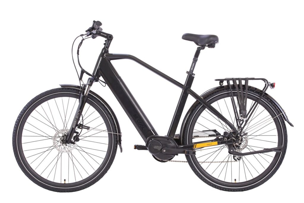 Be Cool eCBM-Hi1 City-E-Bike, Dreiviertel-Frontansicht