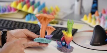 Mehrfarbige 3D-Druck-Modelle, gemischt mit Prusa ColorMix