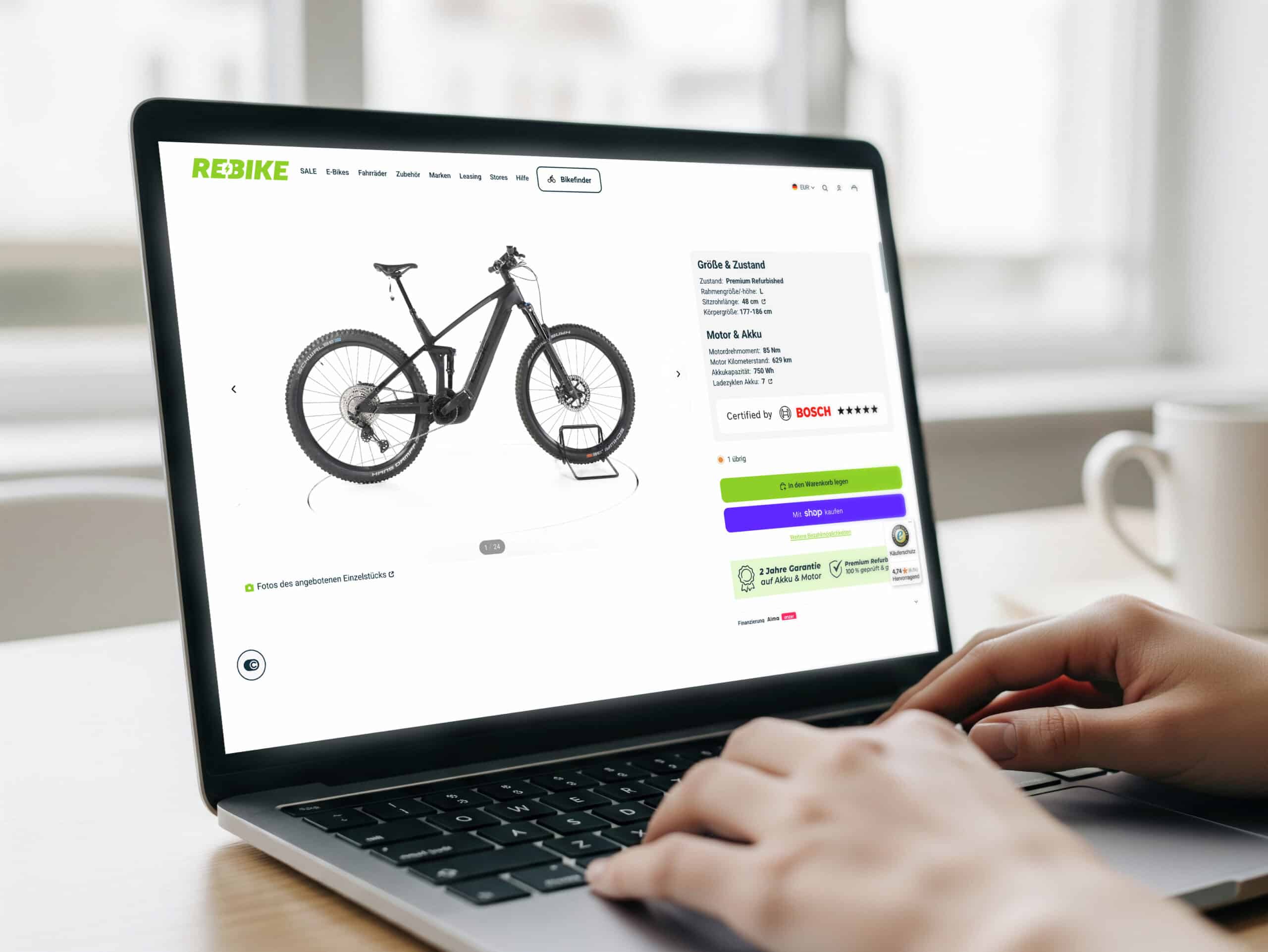 Sicherer E-Bike-Gebrauchtkauf dank neuem Bosch-Zertifikat