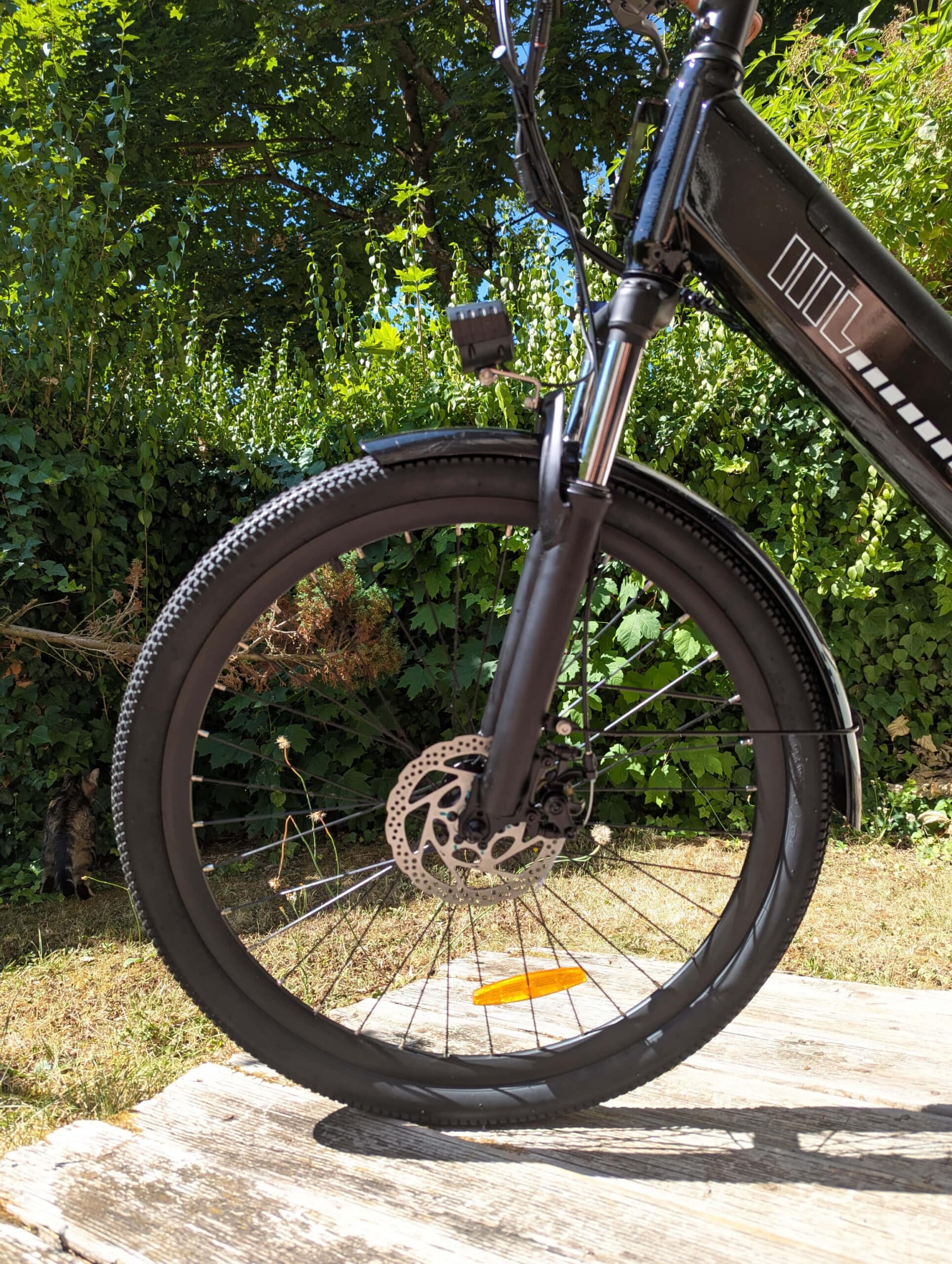 Vorderrad des Finbike UcityS