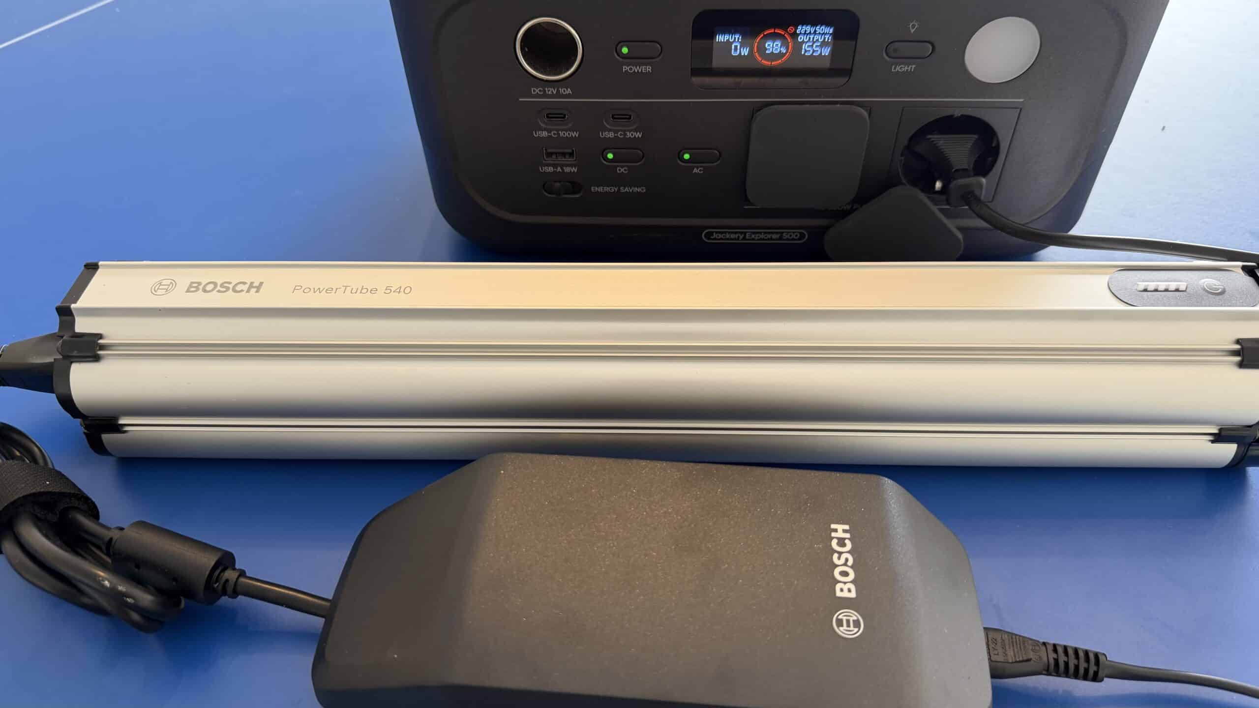 Bosch PowerTube 540 mit 4-Ampere-Ladegerät