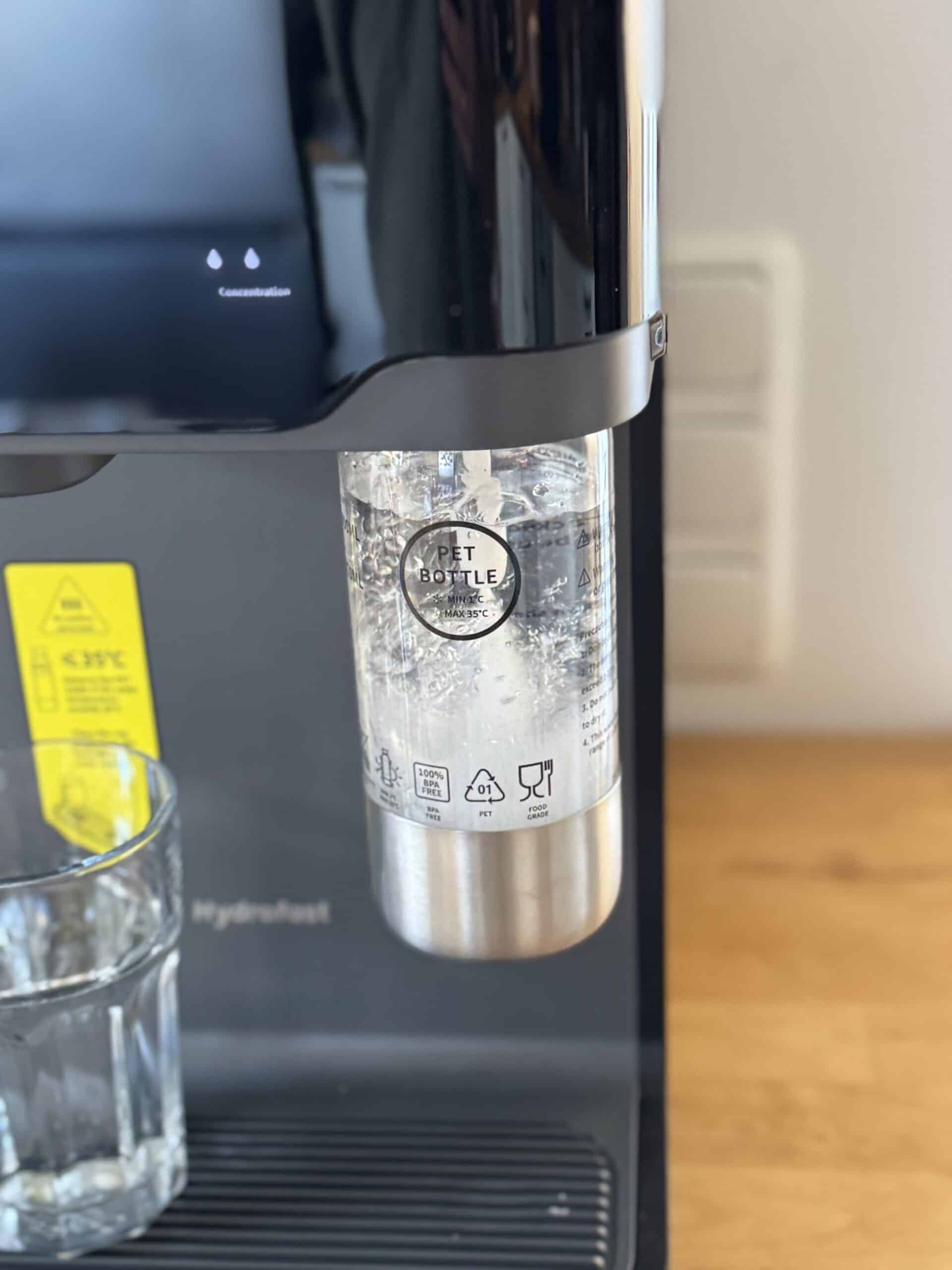 Hydrofast C300 beim sprudeln