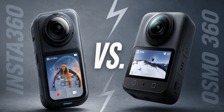 Insta360 X6 vs. DJI Osmo 360 II: Welche lohnt sich wirklich? Insta360 X6 vs. DJI Osmo 360 II
