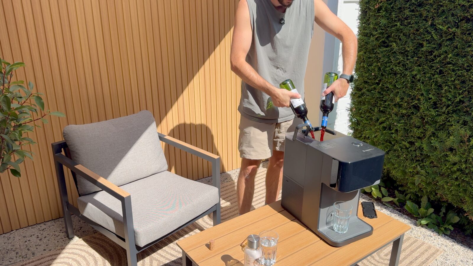 Wasser aus Wein mit der Hydrofast C300