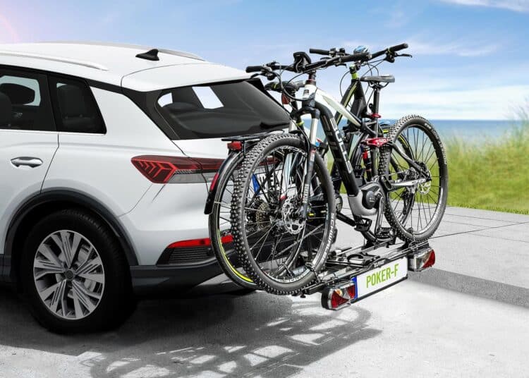 Der Fahrradträger Eufab Poker-F