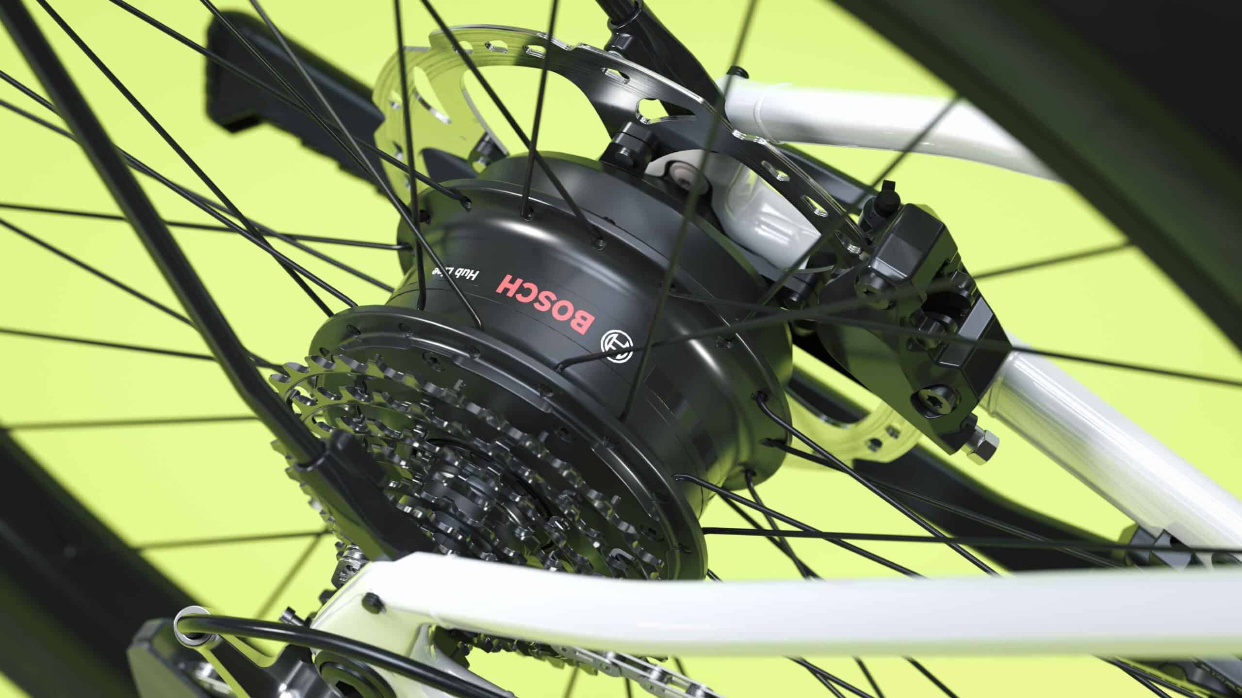 Bosch-Hinterradnabenmotor am Scott Sweep